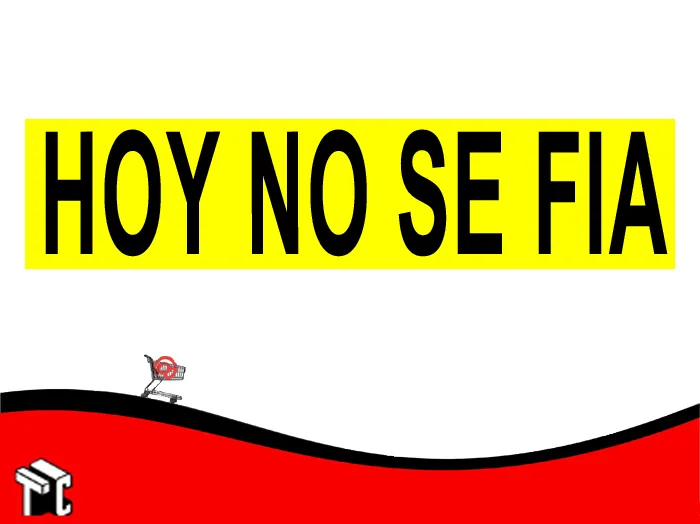 Faja Adhesiva Hoy No Se Fia | Grafica Renacimiento Faja Adhesiva Hoy No Se Fia | Grafica Renacimiento