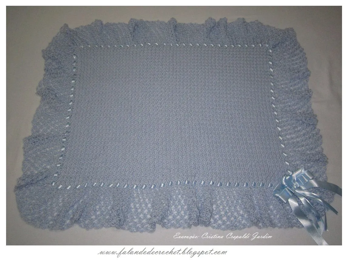 FALANDO DE CROCHET: MANTA DE CROCHE PARA BEBE TODA NO PONTO TURCO ... FALANDO DE CROCHET: MANTA DE CROCHE PARA BEBE TODA NO PONTO TURCO ...
