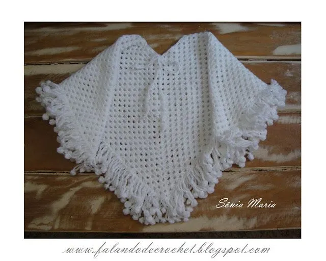 FALANDO DE CROCHET: PONCHO DE CROCHE ISABELA