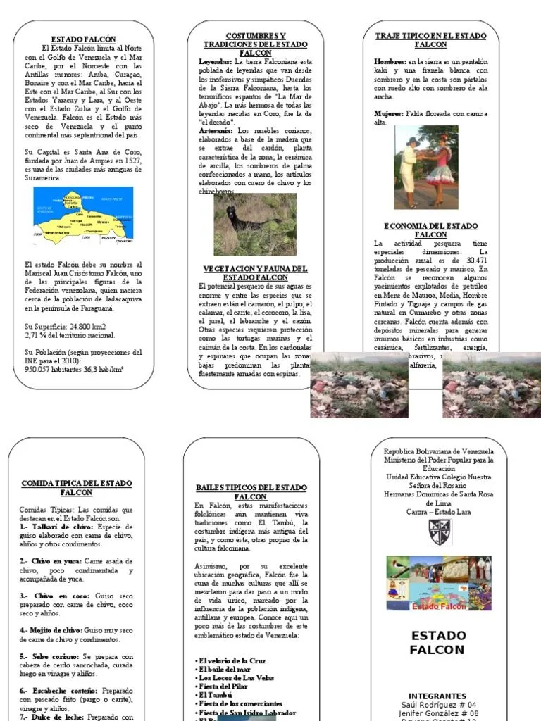 Estado Falcon1 | PDF | Comida y bebida | Alimentos Estado Falcon1 | PDF | Comida y bebida | Alimentos