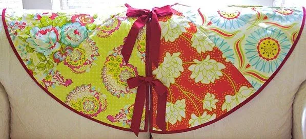 Cómo hacer una falda para el árbol de navidad - Guía de MANUALIDADES Cómo hacer una falda para el árbol de navidad - Guía de MANUALIDADES