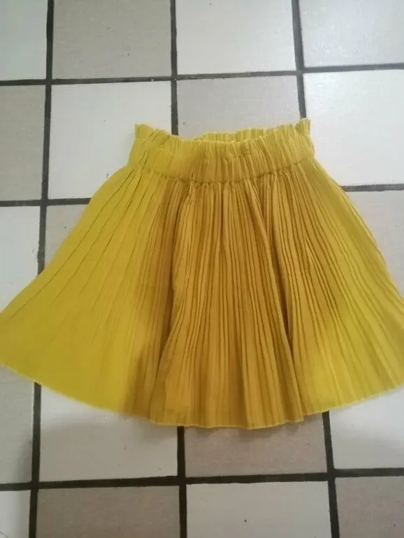 Falda cora mostaza 