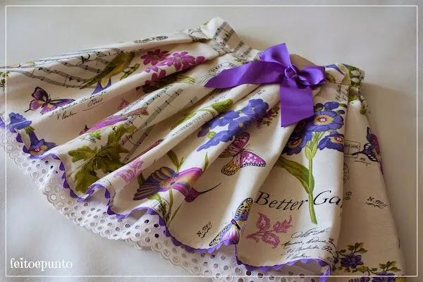 falda nina | Aprender manualidades es facilisimo.