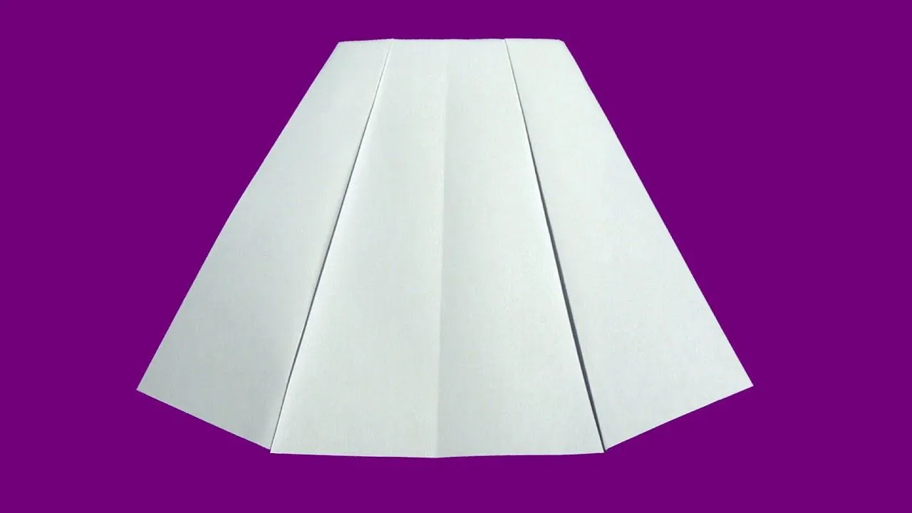 Cómo Hacer una falda de Papel origami - YouTube Cómo Hacer una falda de Papel origami - YouTube