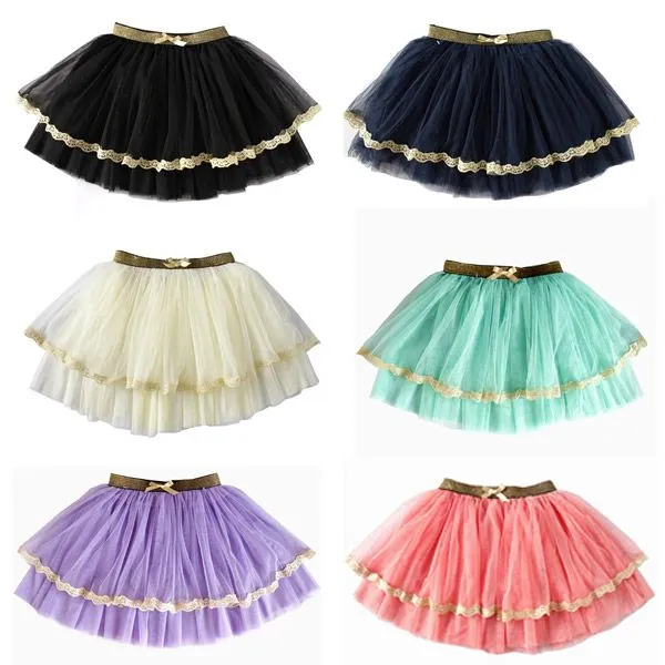 Falda Tutu para Ballet en Tul Malla de 3 Capas Baile - Talla Niñas