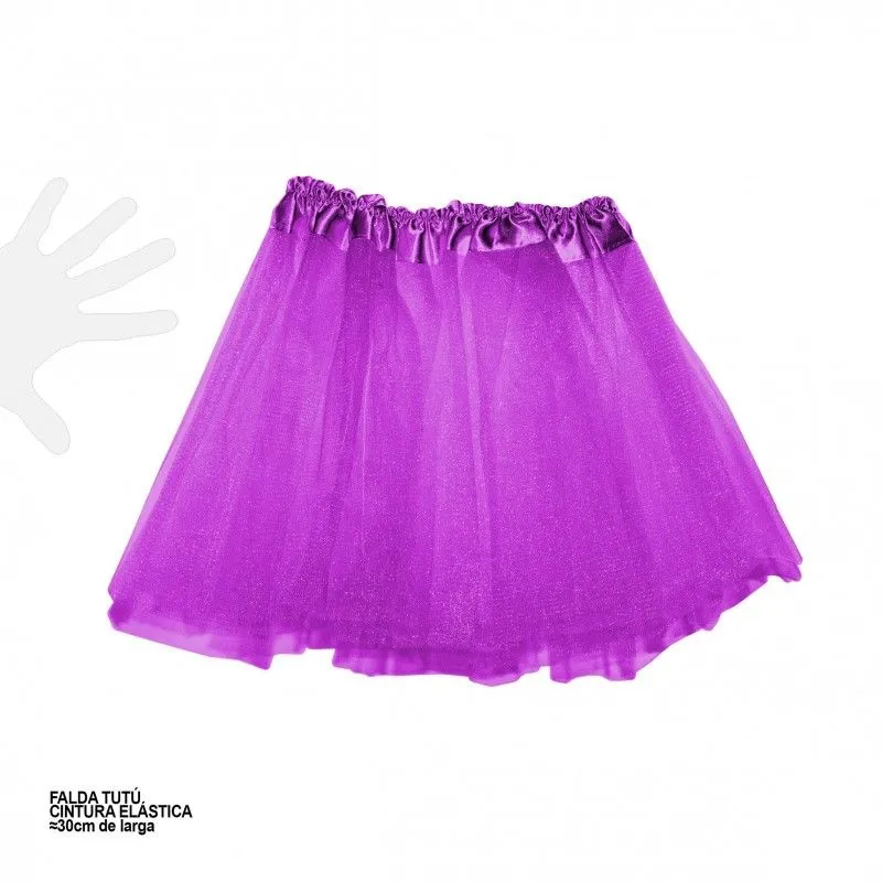 Falda Tutú Pequeña Lila