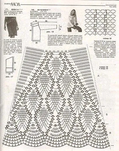 Faldas tejidas a crochet patrones - Imagui