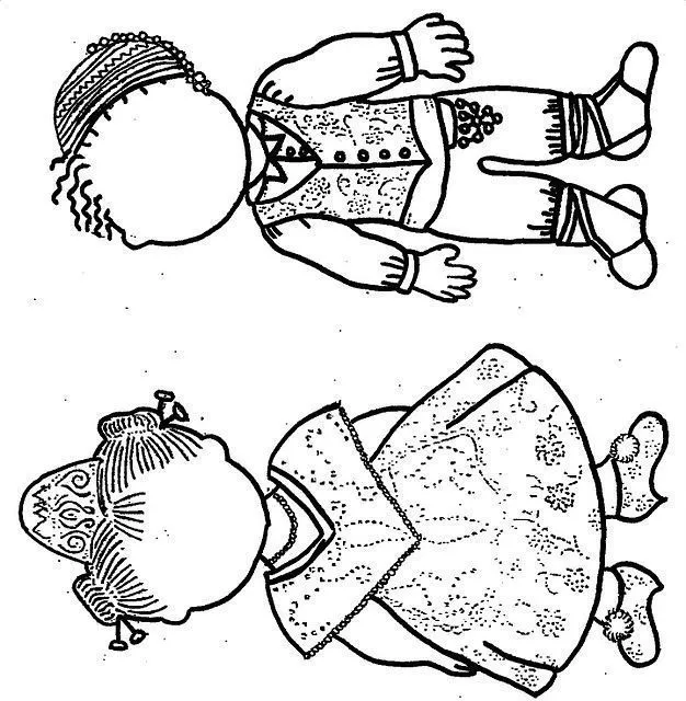 COLOREAR FALLAS: FALLERET I FALLERETA