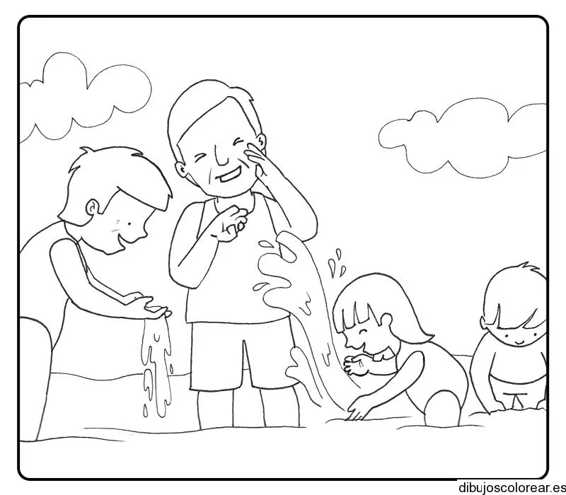 Familias | Dibujos para Colorear