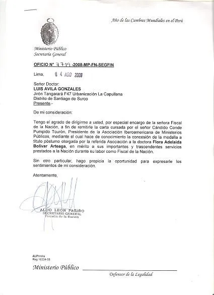 Familia Avila Bolívar agradece la atención a la presente ... Familia Avila Bolívar agradece la atención a la presente ...