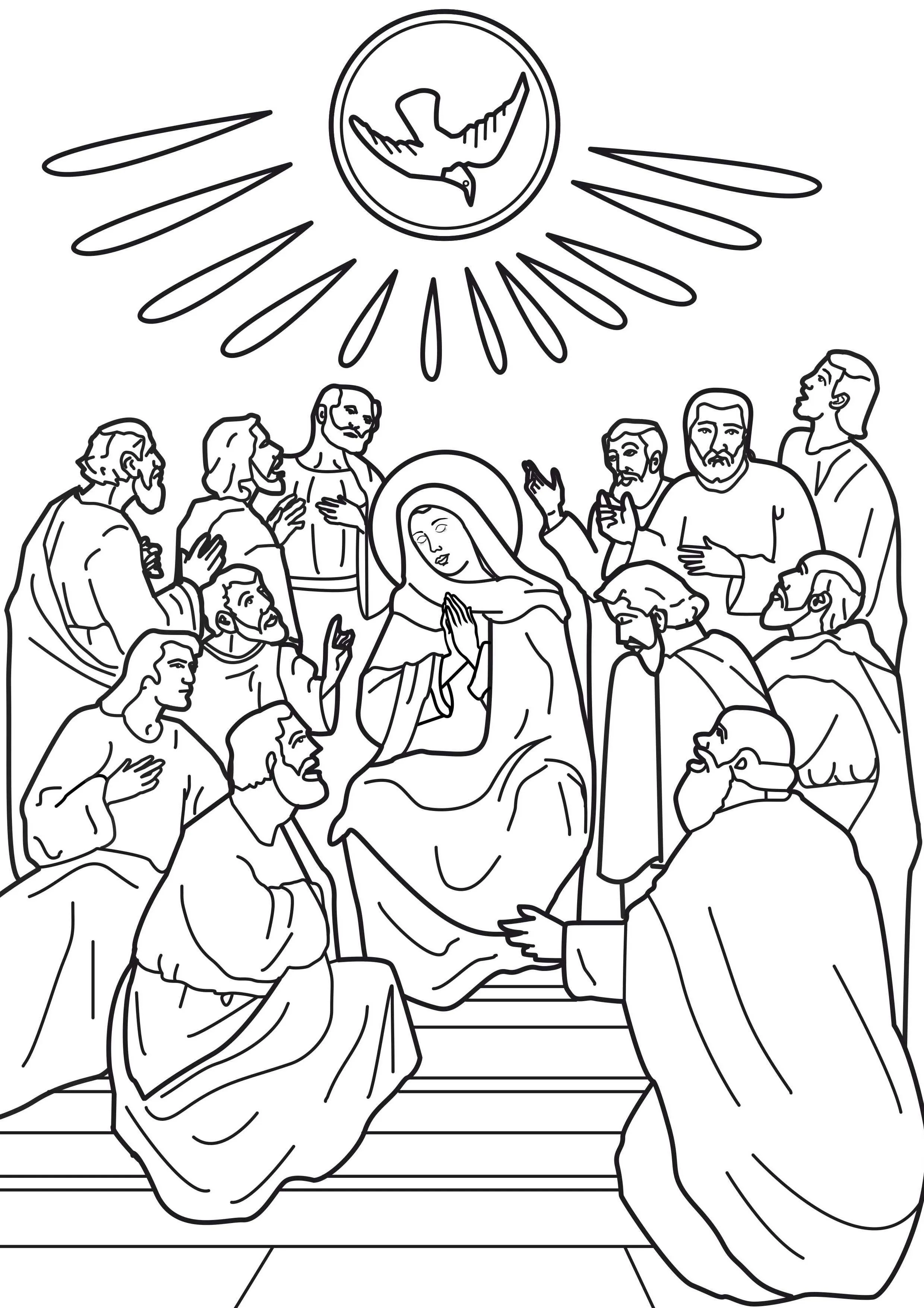 Familia Católica: Resurrección, Ascensión de Jesús y Pentecostés: Hermosas páginas par… | Espiritu santo para colorear, Páginas para colorear de biblia, Pentecostés Familia Católica: Resurrección, Ascensión de Jesús y Pentecostés: Hermosas páginas par… | Espiritu santo para colorear, Páginas para colorear de biblia, Pentecostés