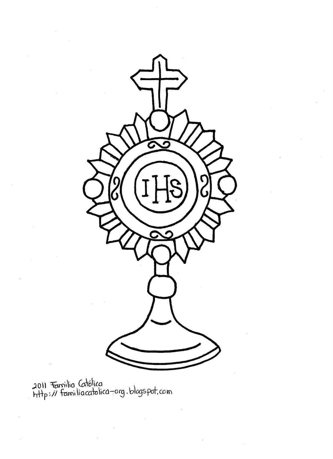 Familia Católica: La Santa Eucaristía: Páginas para Colorear para ... Familia Católica: La Santa Eucaristía: Páginas para Colorear para ...
