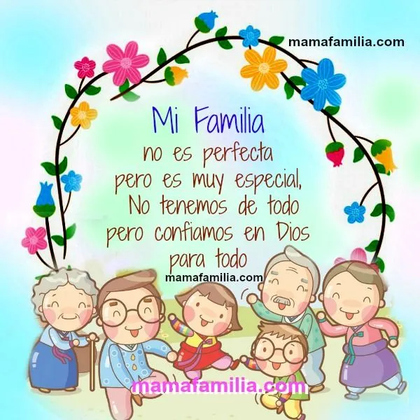 Mi familia es muy especial y no es perfecta pero así nos amamos ... Mi familia es muy especial y no es perfecta pero así nos amamos ...