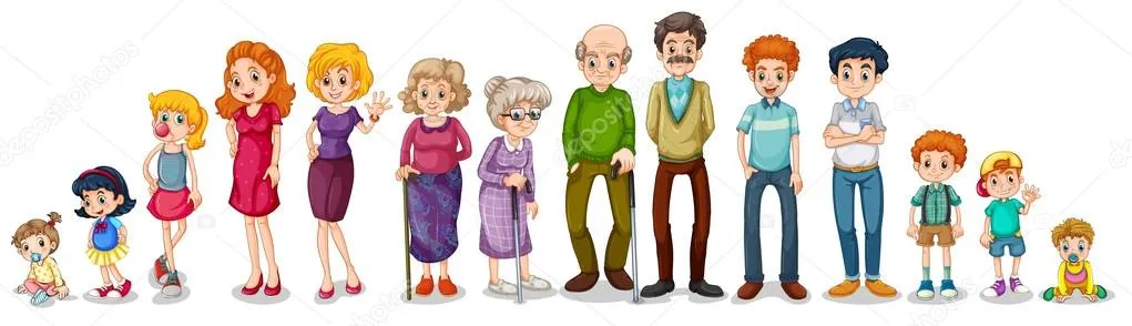 Una gran familia extendida — Vector stock © interactimages #43065267 Una gran familia extendida — Vector stock © interactimages #43065267