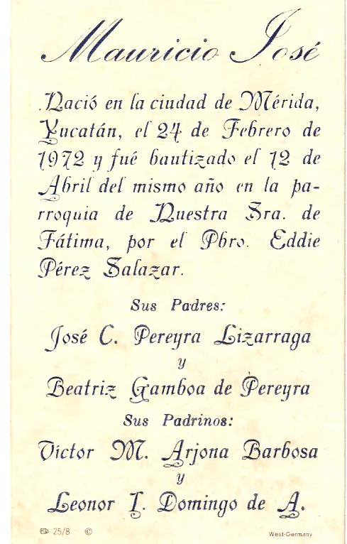 Una familia Gamboa de Hoctún, Yucatán: 20. SOBRE LA PRIMA BEATRIZ Una familia Gamboa de Hoctún, Yucatán: 20. SOBRE LA PRIMA BEATRIZ