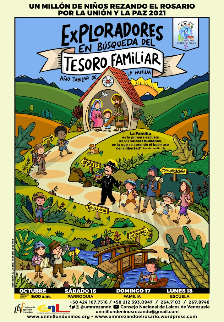 Familia – Un millón de Niños rezando el Rosario Familia – Un millón de Niños rezando el Rosario