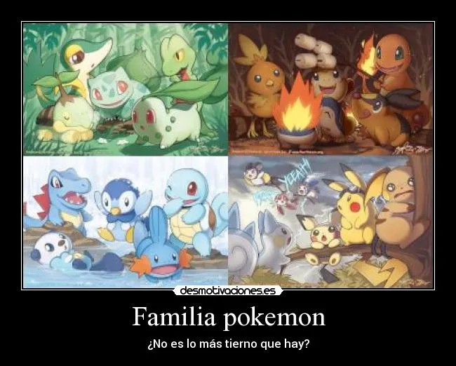 Familia pokemon | Desmotivaciones