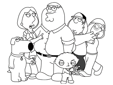 Dibujos the family para colorear - Imagui