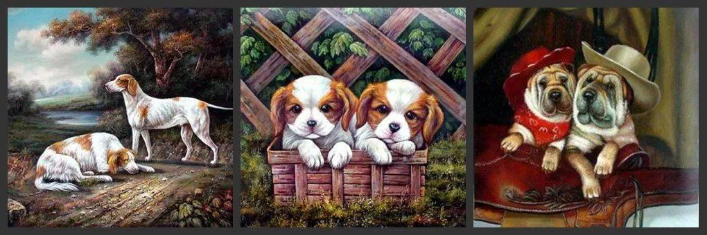 Famosa del niño y el perro pinturas al óleo pintado a mano pintura ... Famosa del niño y el perro pinturas al óleo pintado a mano pintura ...