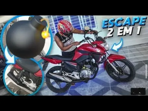 Fan 150 2014 com escapamento operado original. - YouTube Fan 150 2014 com escapamento operado original. - YouTube