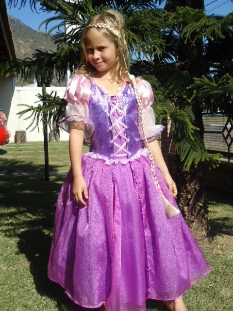Fantasia infantil rapunzel - Imagui