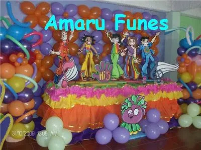 FANTASIAS Y DECORACION DE FIESTAS INFANTILES AMARU FUNES