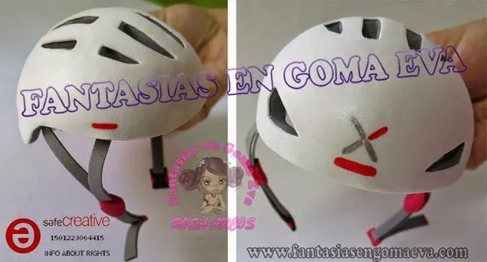 FANTASIAS EN GOMA EVA: Fofucha Ciclista