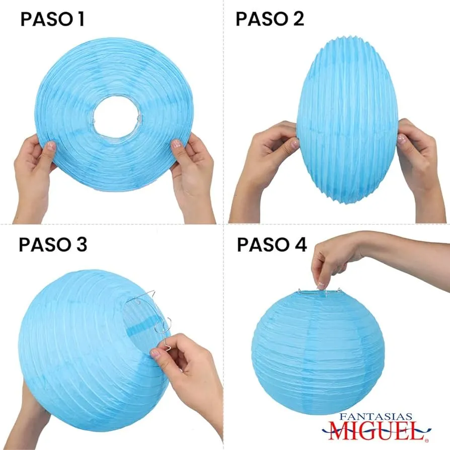 Fantasias Miguel Mylin Lampara de Papel China Redonda. Ideal para Adornar Fiestas, Eventos, Cumpleaños, Escenarios. Tamaño: Grande 30cm Alto. Color: Azul Claro : Amazon.com.mx: Hogar y Cocina Fantasias Miguel Mylin Lampara de Papel China Redonda. Ideal para Adornar Fiestas, Eventos, Cumpleaños, Escenarios. Tamaño: Grande 30cm Alto. Color: Azul Claro : Amazon.com.mx: Hogar y Cocina