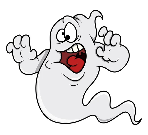 Fantasma de divertidos dibujos animados - ilustración vectorial de ... Fantasma de divertidos dibujos animados - ilustración vectorial de ...