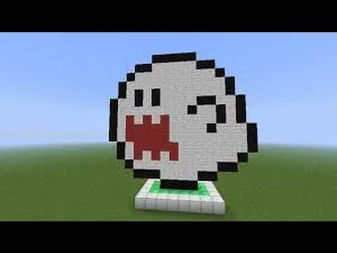 Como hacer el fantasma de mario bross en minecraft - YouTube Como hacer el fantasma de mario bross en minecraft - YouTube