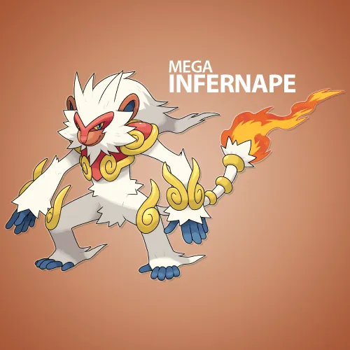 Fantastic Fakemon, Mega Infernape Fire / Fighting Source. Artist:...