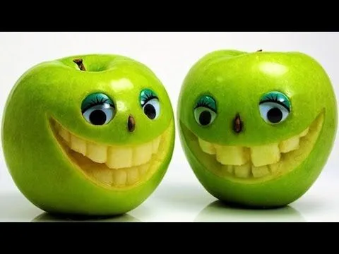 Fantásticas imagenes de arte con frutas y verduras.mpg - YouTube