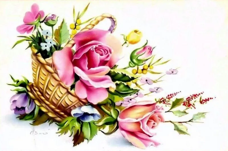 Fantásticas Imagens de Flores para Decoupage | Imagens para Decoupage