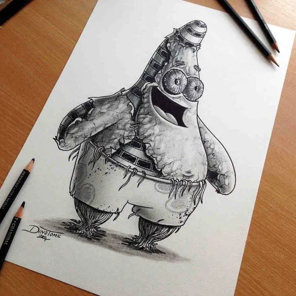 Fantásticos dibujos a lápiz de Dino Tomic - Arte Feed