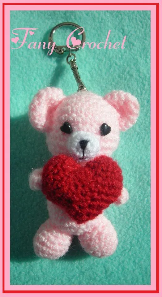Fany Crochet: Patron ositos para llavero