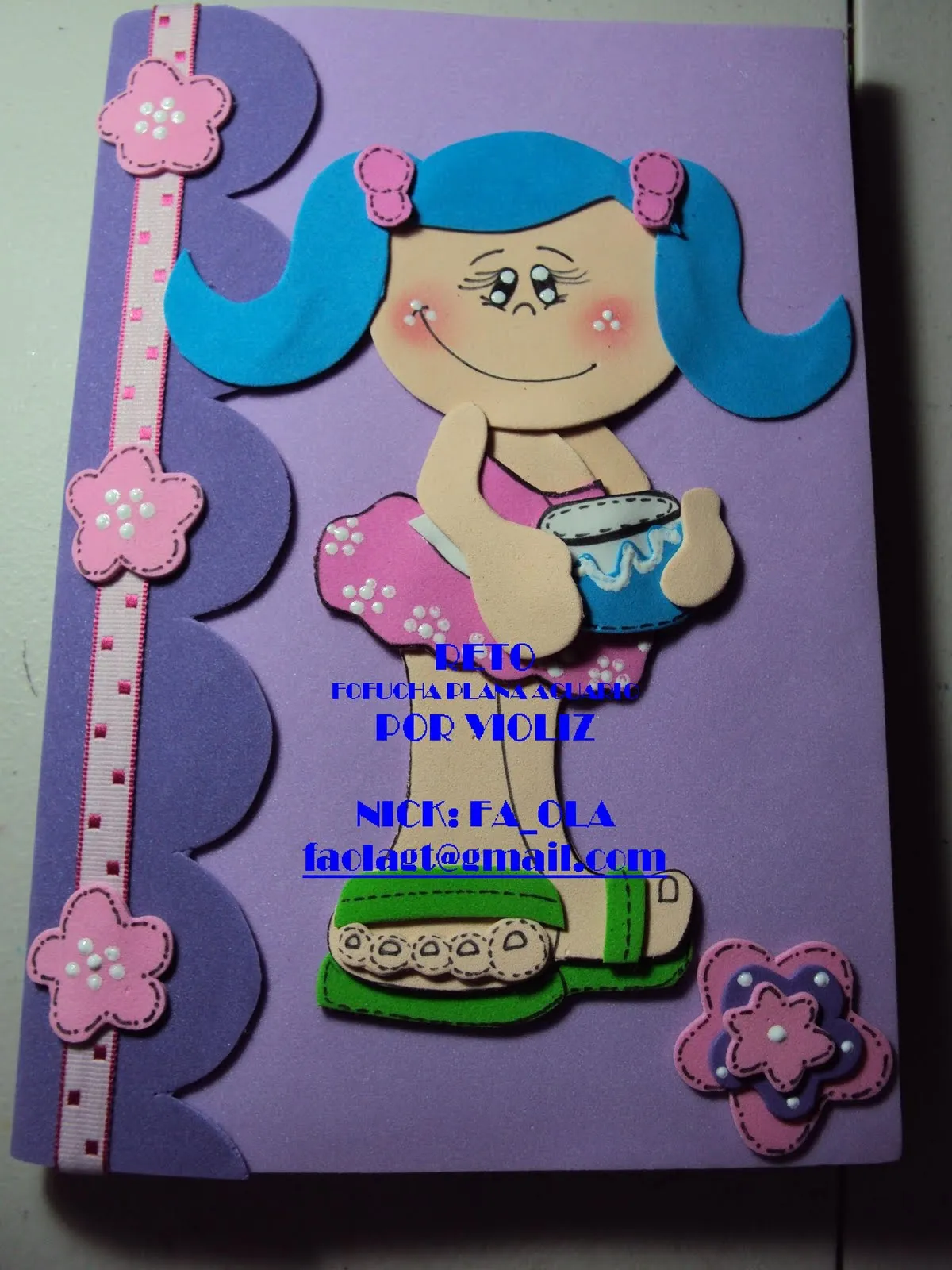 fa_ola evart`s: Más cuadernitos con fofuchas planas...