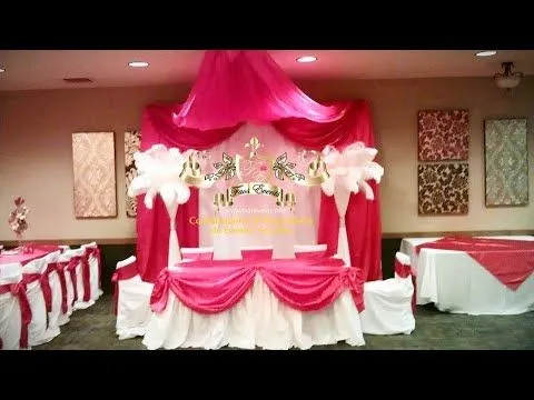 FAOS EVENTS Decoracion color roja - YouTube