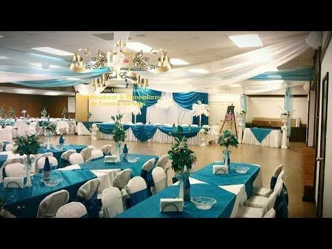 Faos Events decoracion turquesa y plata en longview washington ...