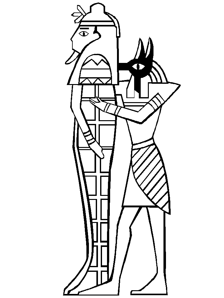 Faraon egipto Colouring Pages
