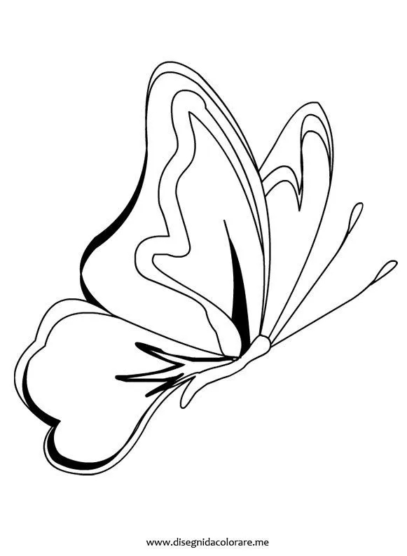 Farfalla da colorare | Disegni da colorare