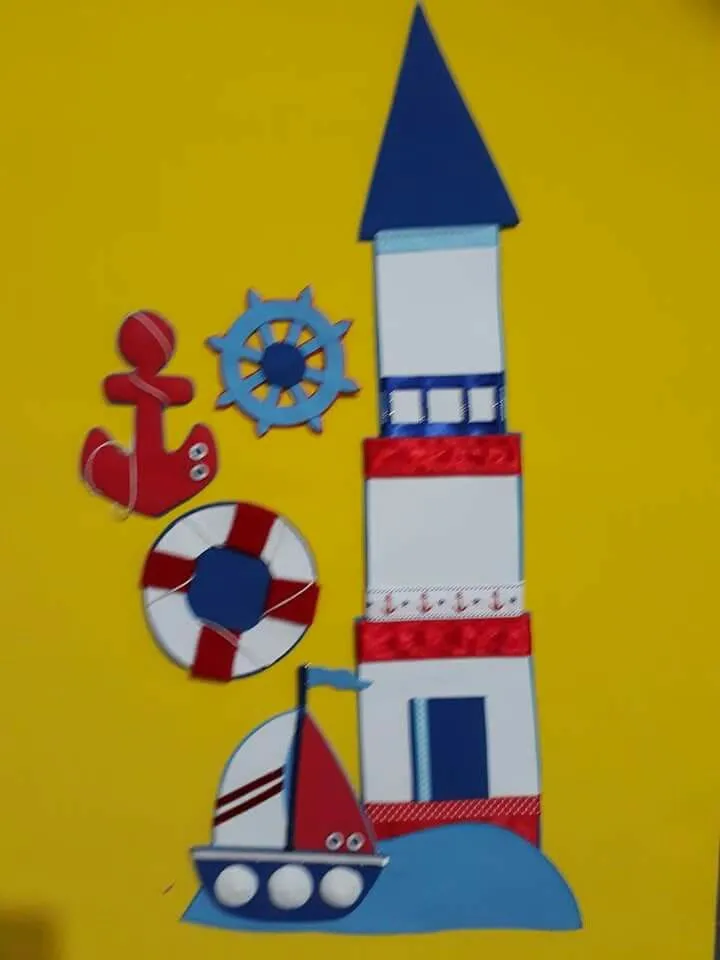 Faro, timón, bolla, ancla y barco marinero hechos en foami | Character,  Fictional characters, Ronald mcdonald
