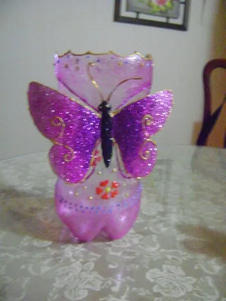 Faroles navideños con botellas de plastico - Imagui Faroles navideños con botellas de plastico - Imagui
