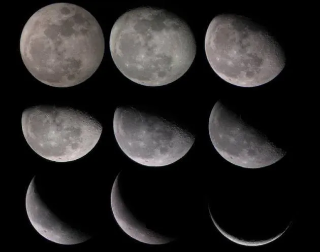 Las fases de la luna y sus nombres - Imagui
