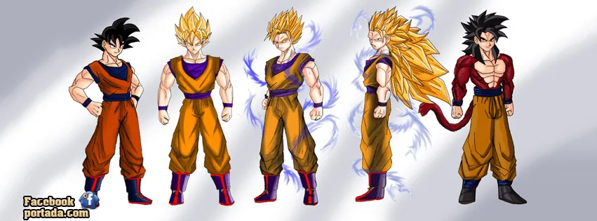 Las fases de goku del 1 al 10 - Imagui