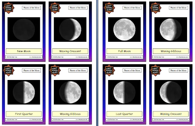 CARPETA DEL MAESTRO: FASES DE LA LUNA EN INGLÉS CARPETA DEL MAESTRO: FASES DE LA LUNA EN INGLÉS