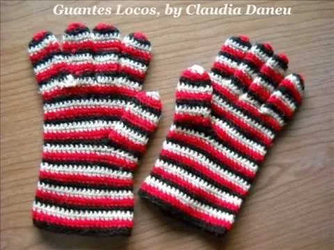 Fashion Crochet Accessories: GLOVES- (GUANTES AL CROCHET) - YouTube