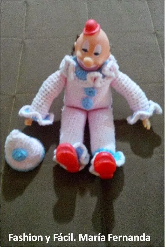 Fashion y Fácil DIY: Un payaso tejido a ganchillo. Amigurumi DIY ...