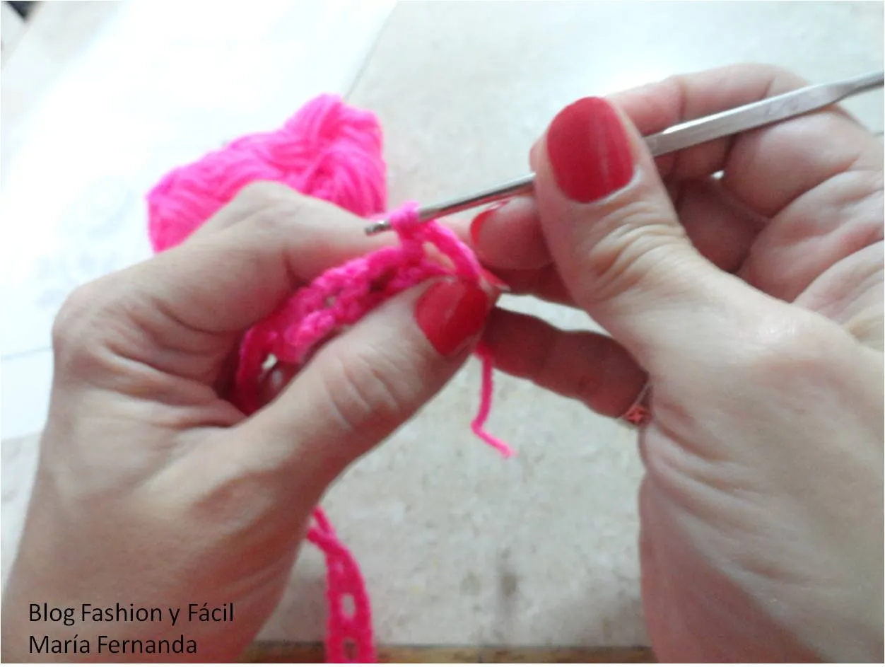Fashion y Fácil DIY: Cómo tejer una rosa en punto red a ganchillo ... Fashion y Fácil DIY: Cómo tejer una rosa en punto red a ganchillo ...