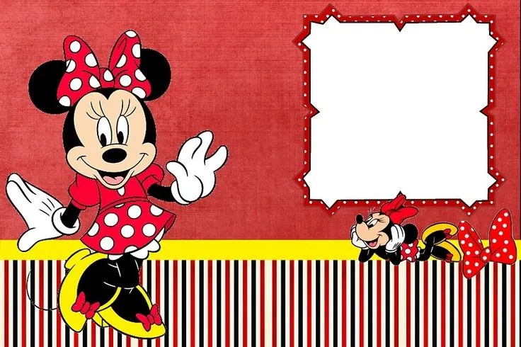 Fazendo a Minha Festa!: Minnie Vermelha - Kit Completo de molduras ...