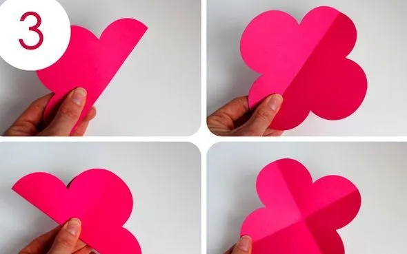 Como Fazer Flores de Papel 3D para Colar na Parede | Artesanato ... Como Fazer Flores de Papel 3D para Colar na Parede | Artesanato ...